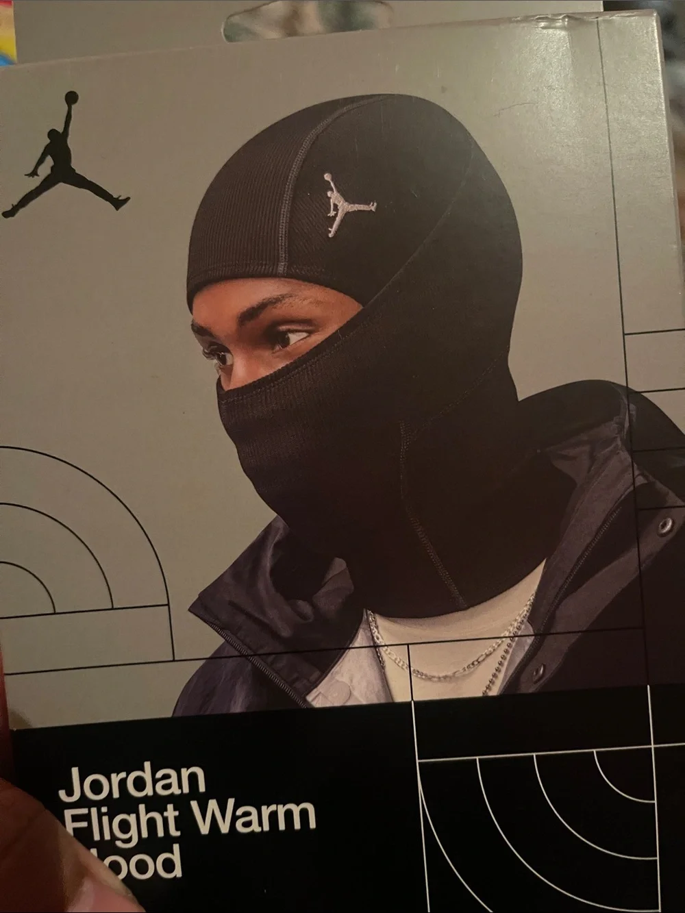 Jordan Black Flight Warm Hood